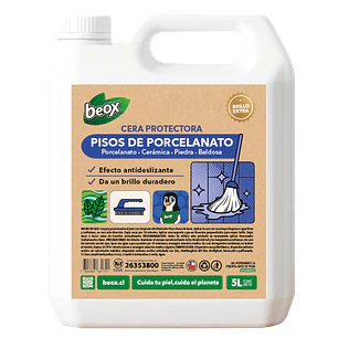 Cera Protectora Pisos Pisos Porcelanato Beox® 5 Lts