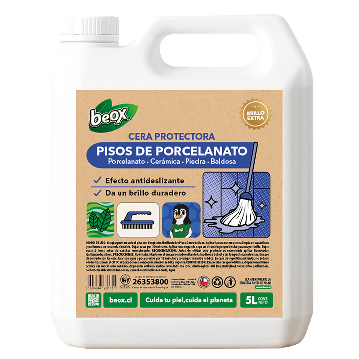 Cera Protectora Pisos Pisos Porcelanato Beox® 5 Lts 1