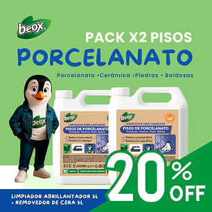 Removedor + Limpiador Pisos Porcelanato y Ceramicas Beox® 5 Lts
