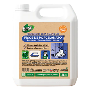 Removedor Manchas Pisos Porcelanato y Ceramicas Beox® 5 Lts