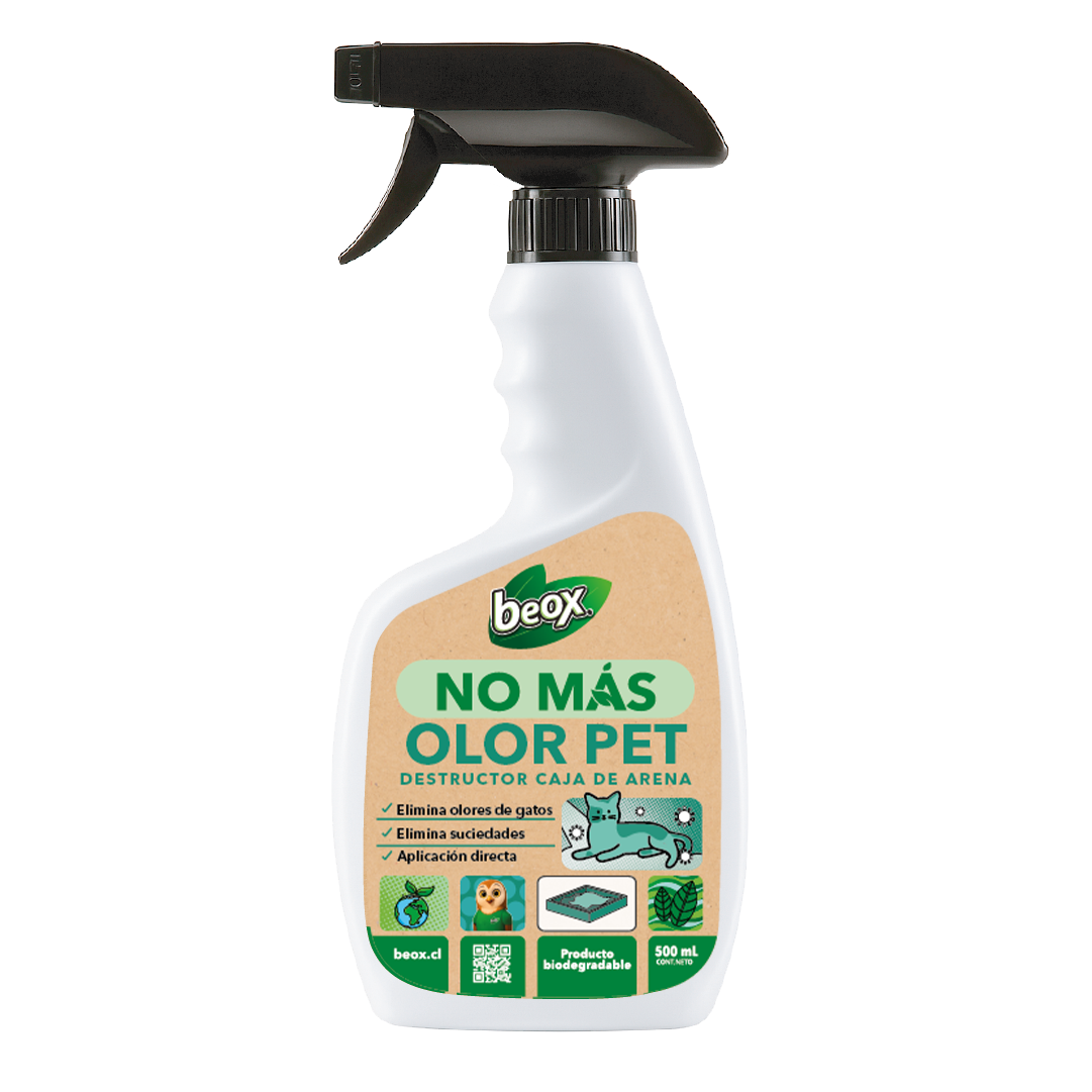 No Mas® Olor Pet Eliminador de Olores para Caja de Arena Beox®500 ml