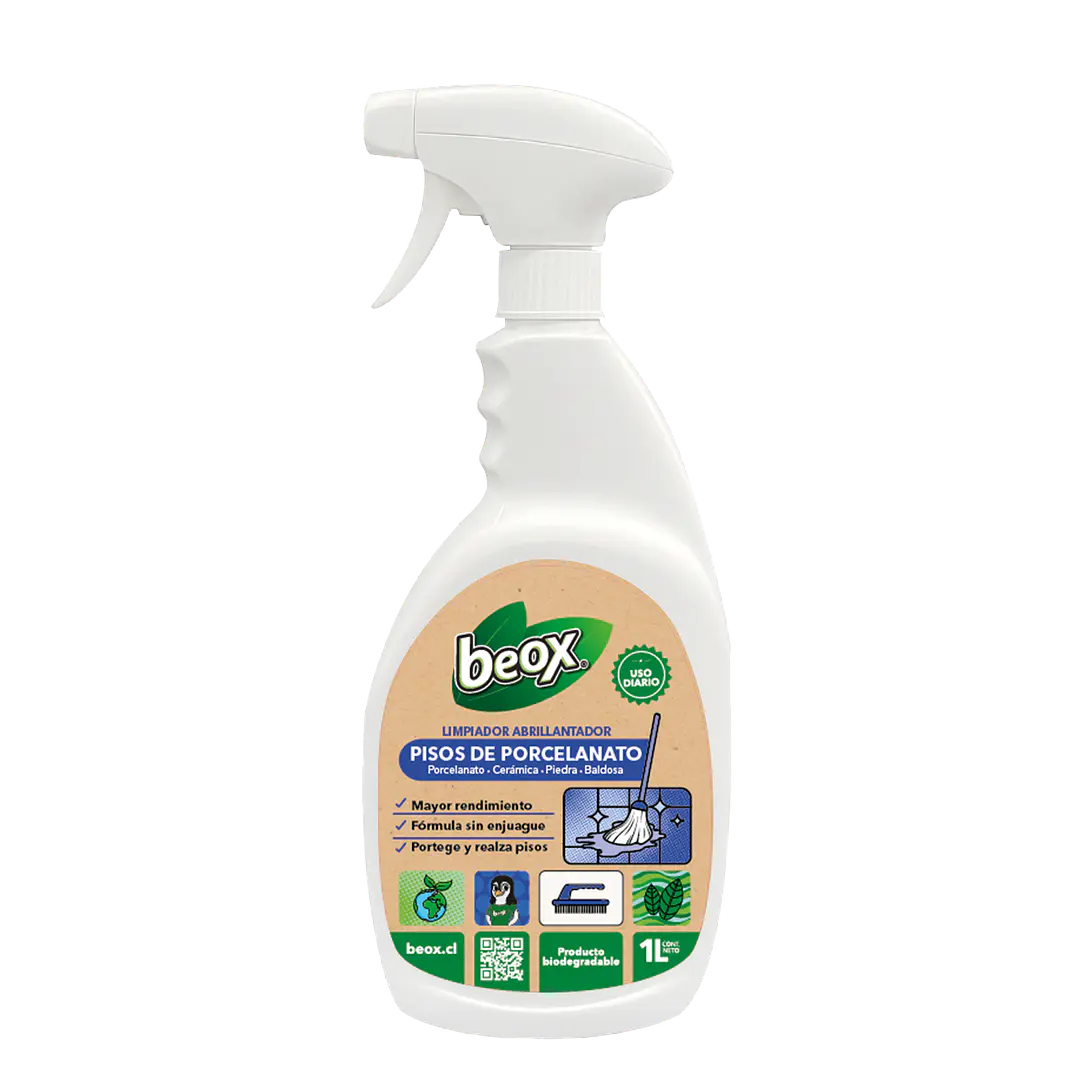 Limpiador Abrillantador Pisos Porcelanato y Ceramicas Beox® 1 Lt 1
