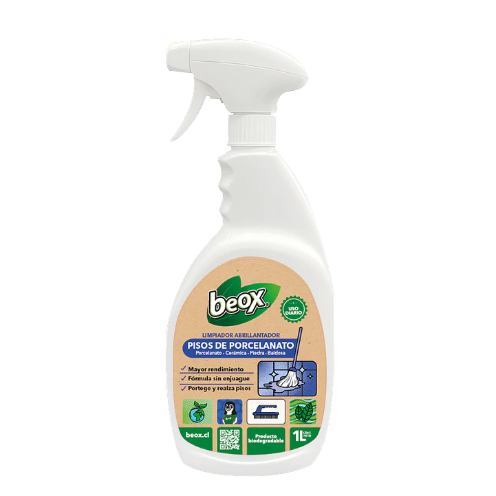 Limpiador Abrillantador Pisos Porcelanato y Ceramicas Beox® 1 Lt 1