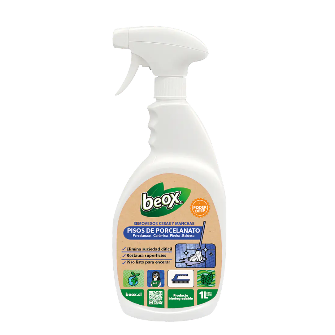 Removedor Manchas Pisos Porcelanato y Ceramicas Beox® 1 Lt 1