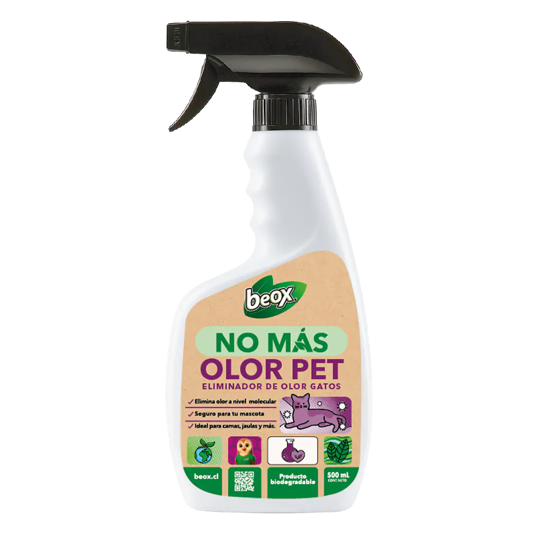 NO MAS OLOR PET Elimina Destructor Olores Gatos Beox® 500 Ml 1