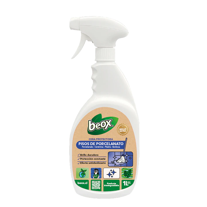 Cera Protectora Pisos Porcelanato y Ceramicas Beox® 1 Lt 1