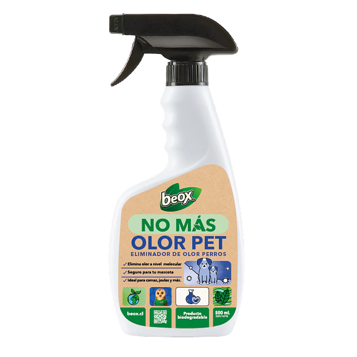 NO MAS OLOR PET Elimina Destructor Olores Perros Beox® 500 Ml 1