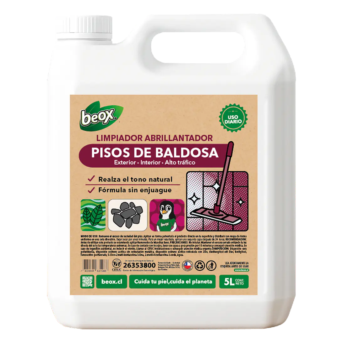 Limpiador Abrillantador Piedras Naturales y Baldosas Beox® 5L 1