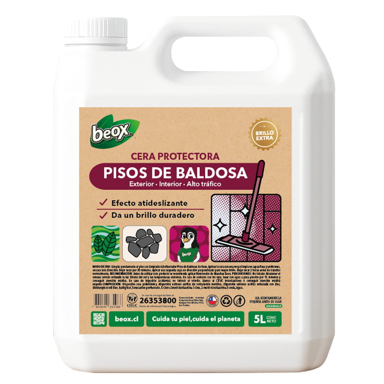 CERA ACRILICA AUTOBRILLO LLABRES-5LTS