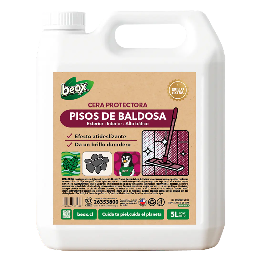 Cera Protectora Piedras Naturales y Baldosas Beox® 5L 1