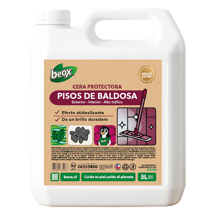 Cera Protectora Piedras Naturales y Baldosas Beox® 5L 1