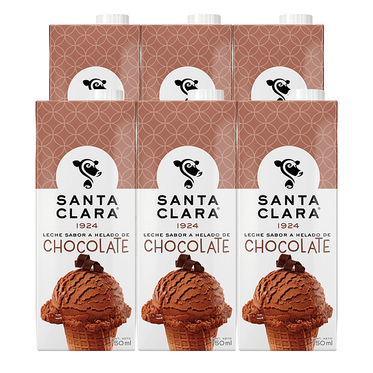 Santa Clara Chocolate Tetra 750ml 6P