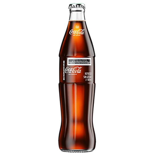 Coca Cola Sin Azúcar 500ml- 1 Pieza Retornable Vidrio