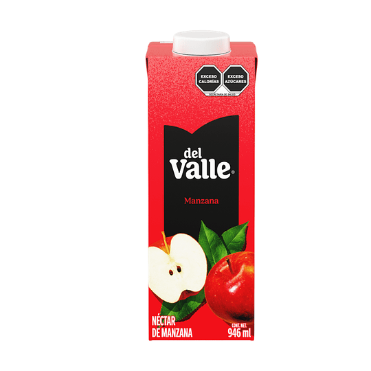 Del Valle Tetra Manzana Clarificado 946ml 1P