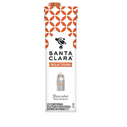 Leche Santa Clara Deslactosada 1L- 3 piezas