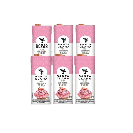 Santa Clara Fresa Tetra 750ml 6P