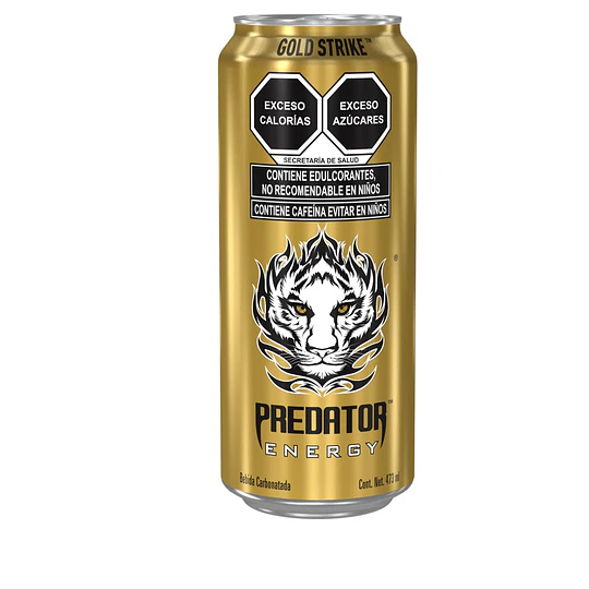 PREDATOR GOLD STRIKE LATA 473ml 6 piezas