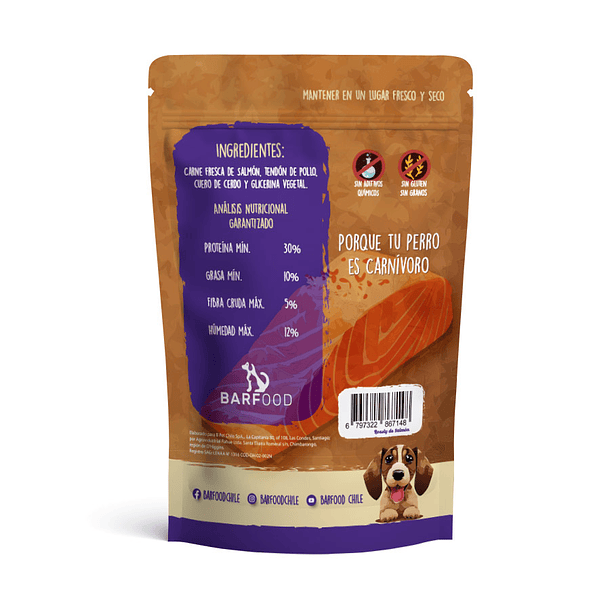 Roasty de Salmón (para Perros) 80 g