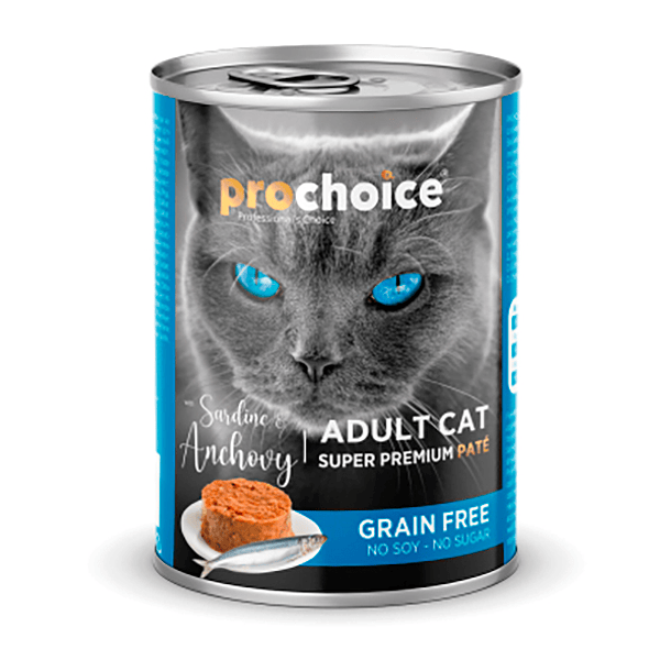 Prochoice Sardina y Anchoas 400 g para Gatos