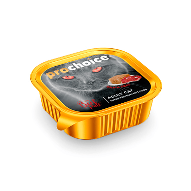 Prochoice Húmedo Gato Vacuno 100 g