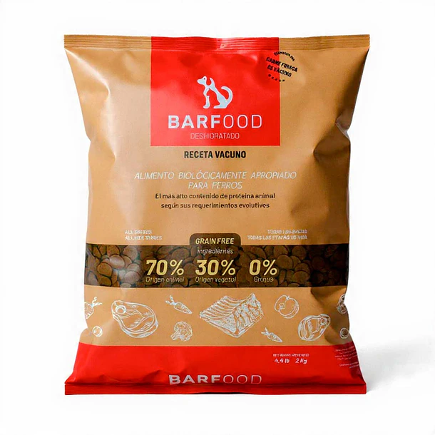Deshidratado de Vacuno 2 kg (Adultos o Razas Grandes)