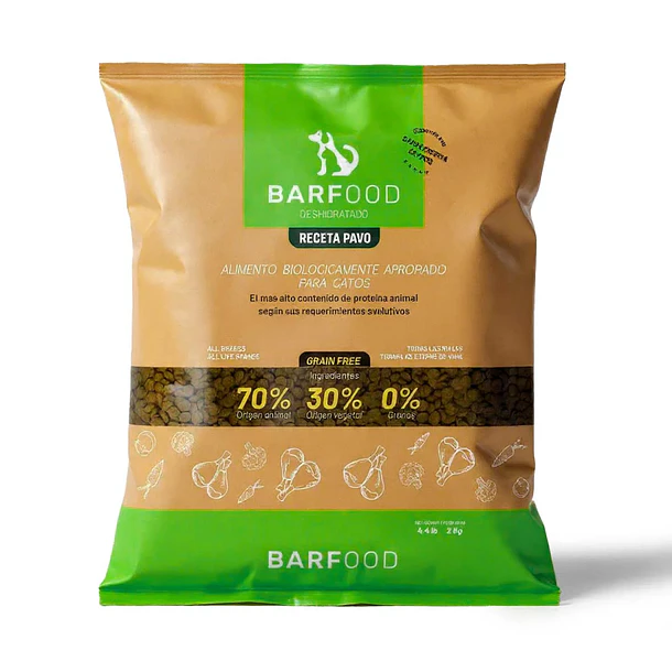 Deshidratado de Pavo 2 kg (Gatos) 1