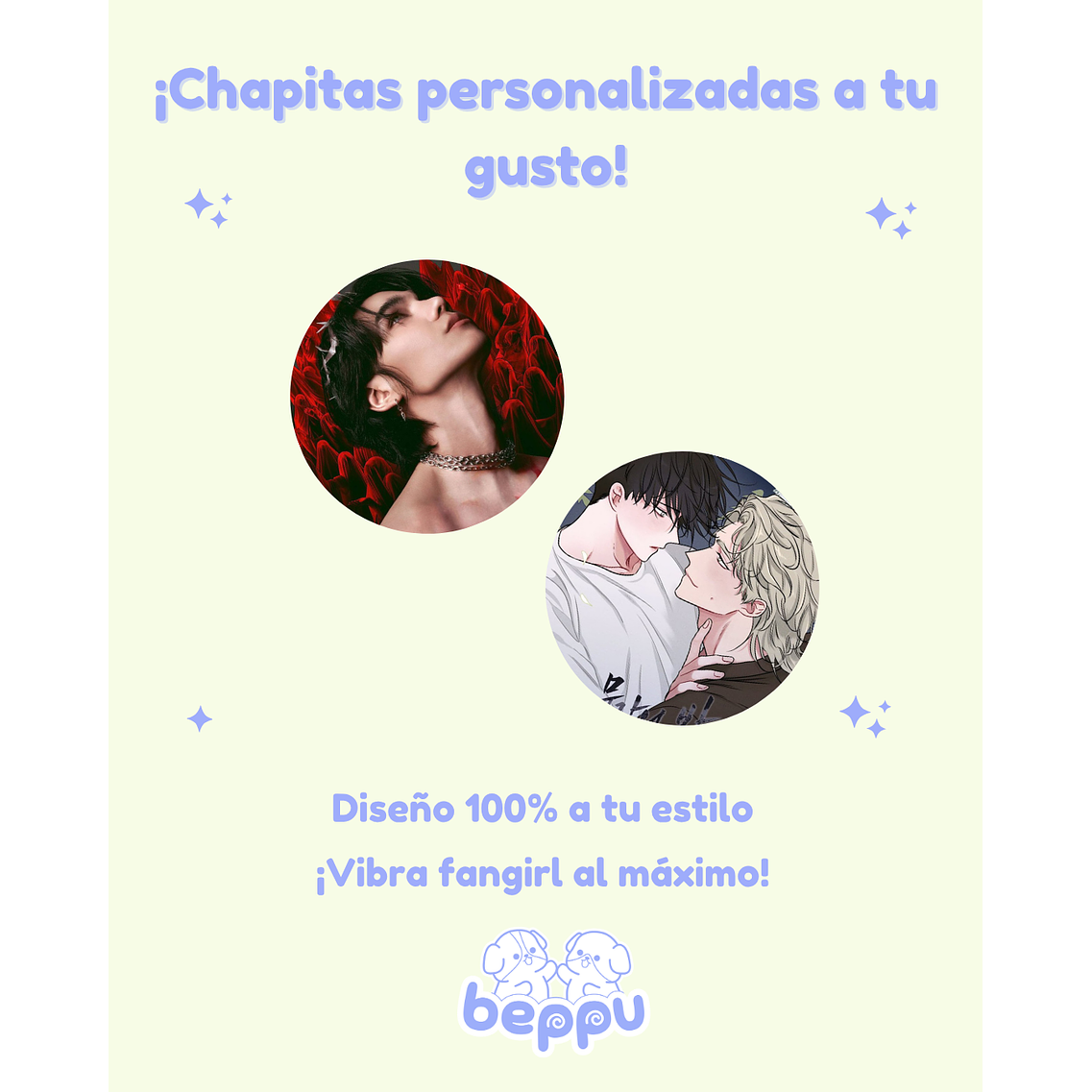 SET CHAPITAS PERSONALIZADAS (2 UNIDADES) 1