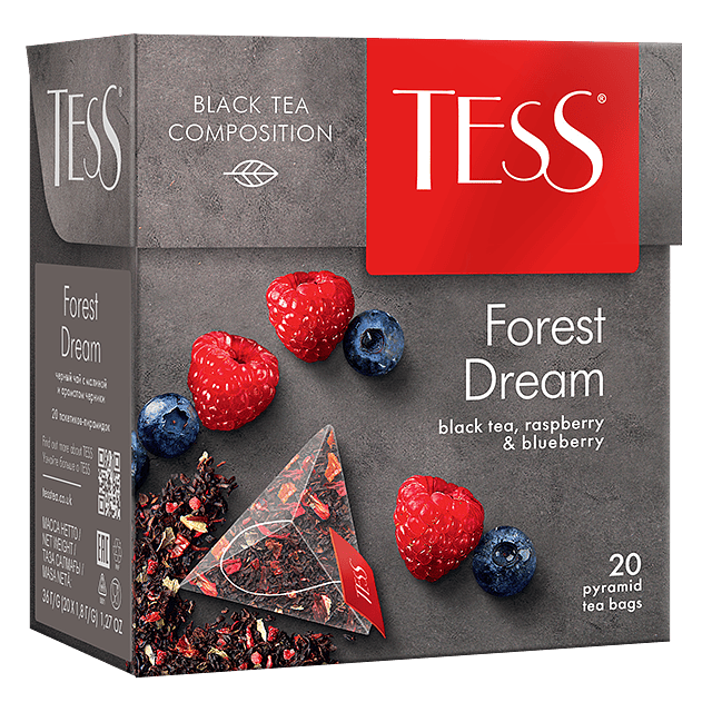 Té Negro Forest Dream | 20 Pirámides Tess