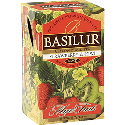 Té Negro Strawberry & Kiwi | 25 Bolsitas Basilur