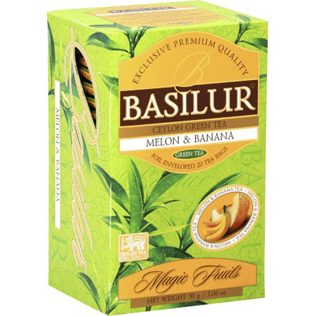 Té Verde Melón & Banana | 25 Bolsitas Basilur