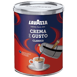 Café en Grano Molido Crema E Gusto Classico | 250 gr. Lavazza