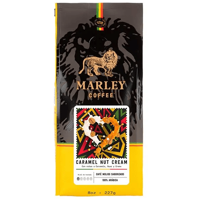 Caramel Nut Cream Café en Grano Molido | 227 gr. Marley Coffee