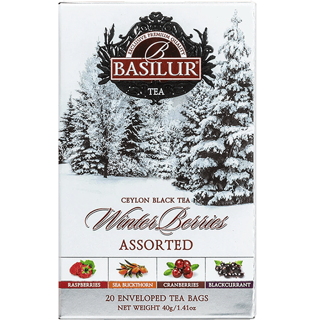 Té Negro Winter Berries | 20 Bolsitas Basilur