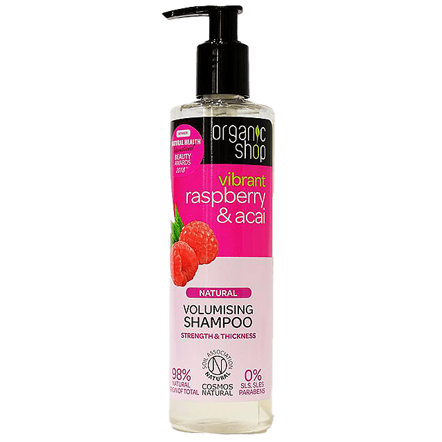 Shampoo Vibrant Raspberry & Acai | 280 ml Organic Shop