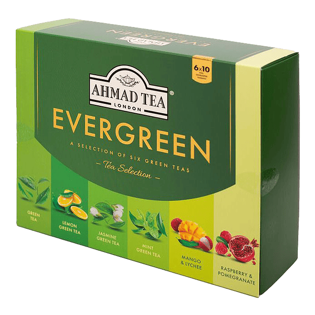 Té Verde Evergreen | 60 Bolsitas Ahmad Tea