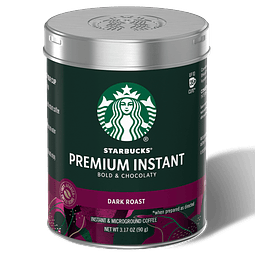 Dark Roast Café Instantáneo | 90 grs. Starbucks