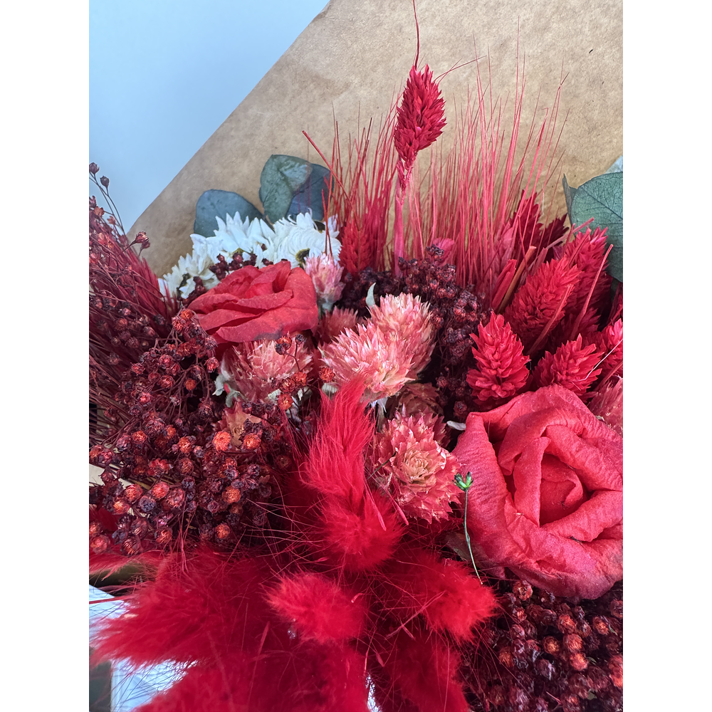 Ramos de flores secas.