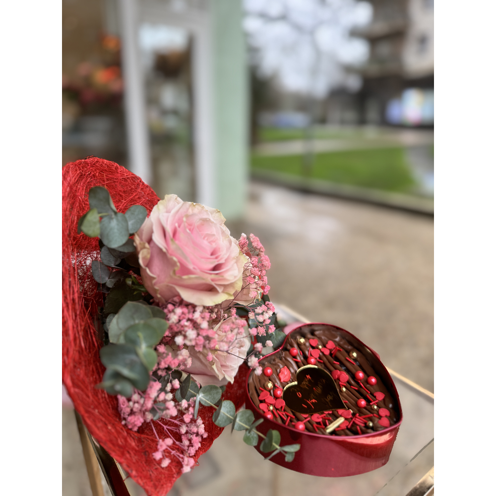 Brownie Artesanal Corazón ❤️🍫