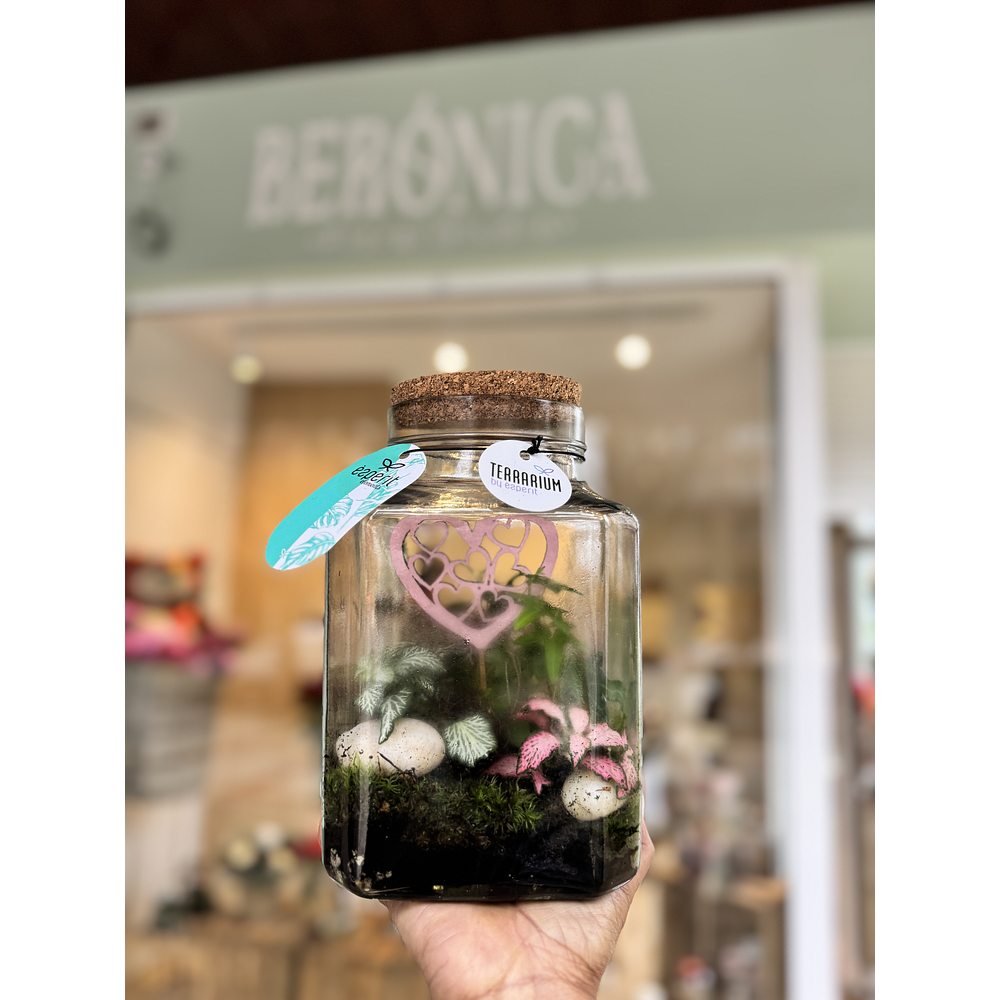 Terrario con Detalle de Corazón