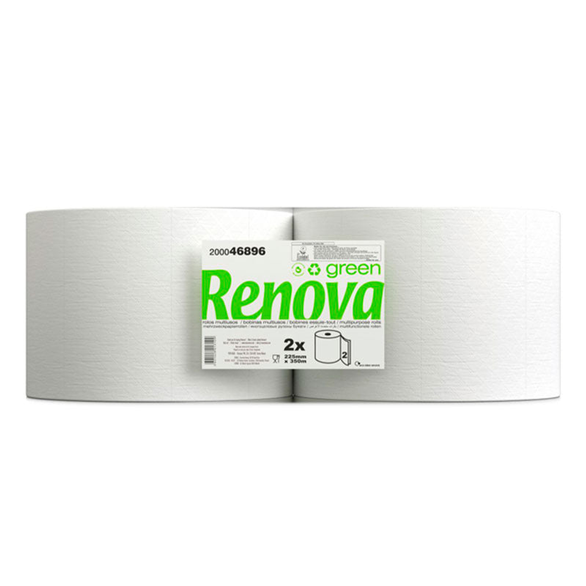 Bobina de Papel Industrial Renova Green - 350 Metros 1