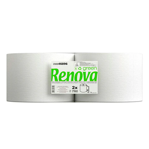 Bobina de Papel Industrial Renova Green - 350 Metros