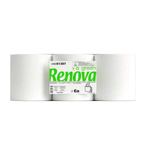 Papel Toalla Secamanos Mecha Renova Green - 96 Metros 