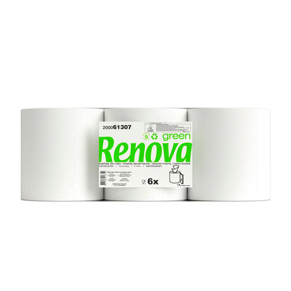 Papel Toalla Secamanos Mecha Renova Green - 96 Metros  1