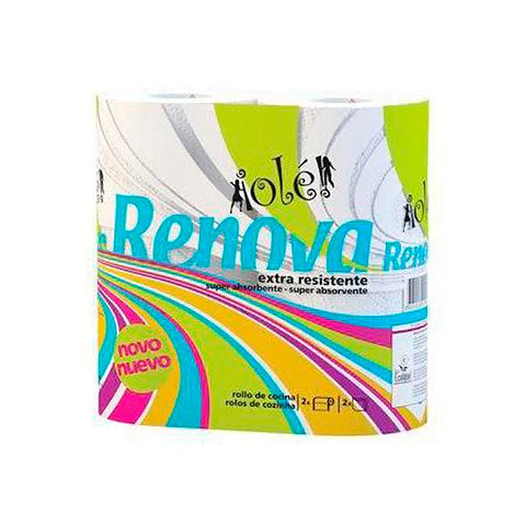 Rollo de Papel de Cocina Renova Olé! – Extra Resistente
