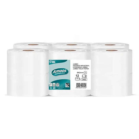 Papel Higiénico Industrial Amoos - 120 Metros
