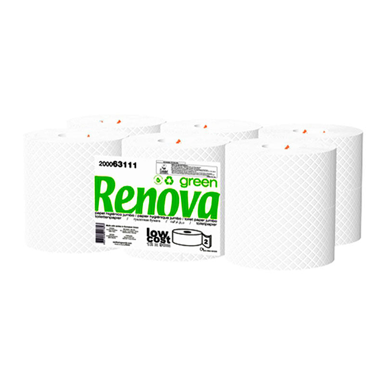 Papel Higiénico Industrial Renova Green - 90 Metros 1