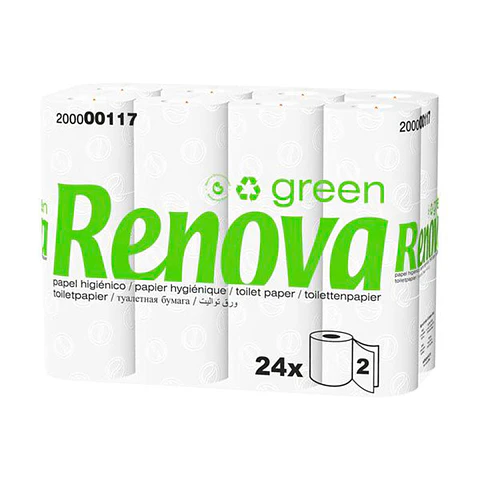 Papel Higiénico Doméstico Renova Green - 20 Metros