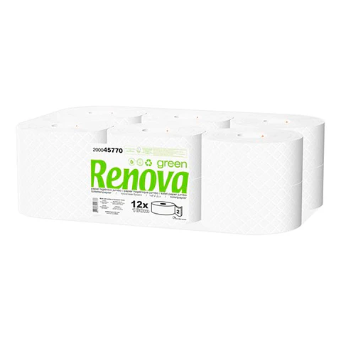 Papel Higiénico Industrial Renova Green - 180 Metros