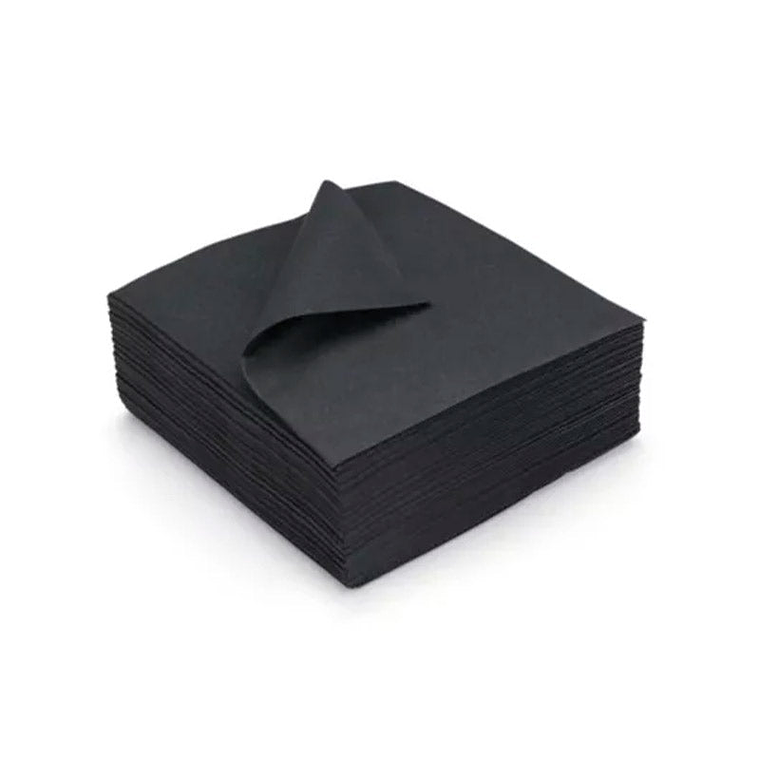 Servilletas de Papel Negro - 40x40 cm 1