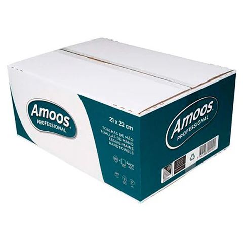Papel Toalla Secamanos Zig Zag Amoos - 2840 Toallas